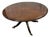 Early 20th Century Mahogany Regency 78" Round Dining Table For Sale