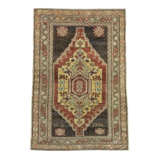 Turkish Vintage Rug 4'5" x 6'6" #20844 For Sale