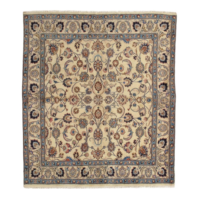 Antique Persian Mashad Rug 7'0" X 8'0" For Sale