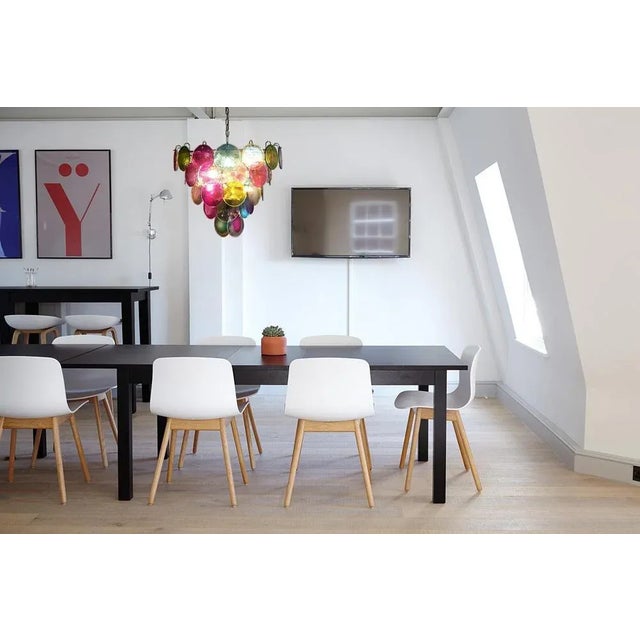 Multi-Color Murano Disc Sconces, 1970s, Set of 4 For Sale - Image 10 of 17