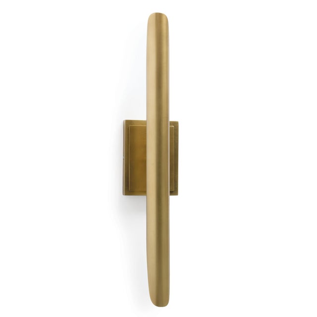 Metal Regina Andrew Redford Sconce Natural Brass For Sale - Image 7 of 7