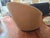 Modern Set of 4 Vintage Tan Leather Lounge Chairs With Matching Ottomans Attributed to Vladimir Kagan For Sale - Image 3 of 15