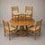The combination of oak, bamboo, beech and woven rattan gives the set a relaxed Mediterranean feel, sitting somewhere...