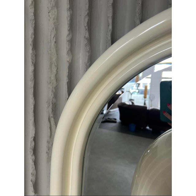 Vintage Illuminated Mirror with Built-In Socket, 1970s For Sale - Image 4 of 10