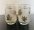 Libbey Glass Co. Vintage Mid-Century Modern Libbey Silver Leaf Motif Tumbler Glasses - Set of 4 For Sale - Image 4 of 4