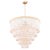Wood Regina Andrew Waterfall White Bead Chandelier For Sale - Image 7 of 7