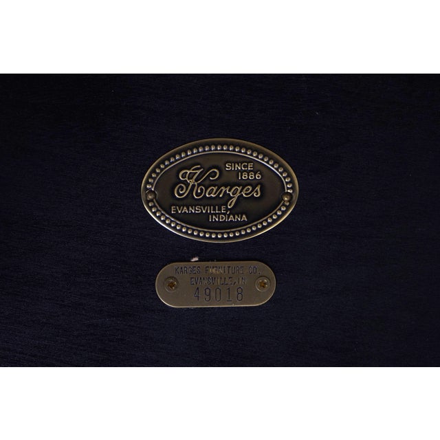 Karges French Walnut Round Lamp Table For Sale - Image 12 of 12