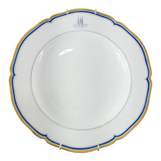 19th Century German Kpm Porcelain Decorative Dinner Plate For Sale