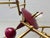 Sputnik Ceiling Light with Brass Frame and Opal Glass, 1950s For Sale - Image 9 of 13
