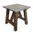 Stone Top Farm Side Table For Sale - Image 4 of 4