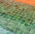 A new arrival. 100 % glazed rectangular. Tamegrout green Moroccan mosaic dining table measuring approximately 32" in width...