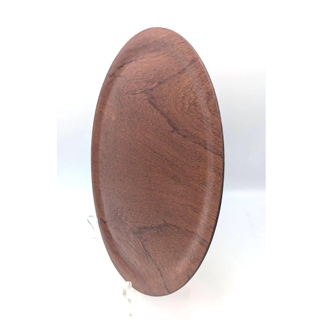 Wood 1960s Danish Teak Bentwood Tray For Sale - Image 7 of 11