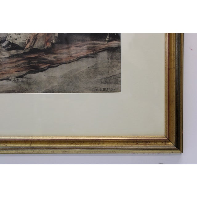 Vicente Garcia De Paredes Hand Colored Print For Sale In San Francisco - Image 6 of 8