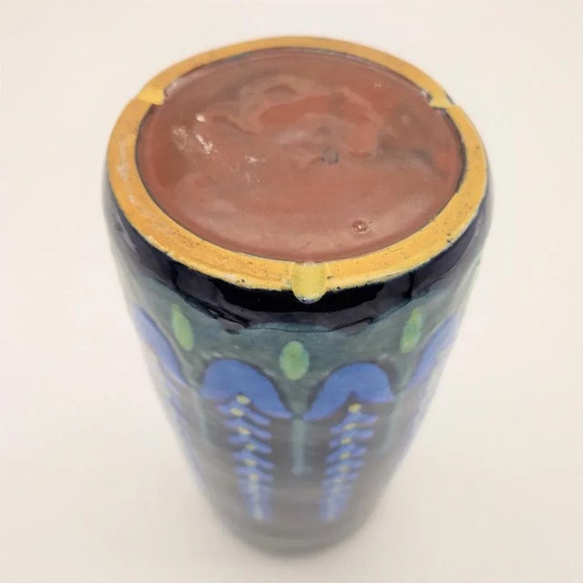 Art Nouveau Ceramic Vase by A. Kusche, 1890s For Sale - Image 3 of 7