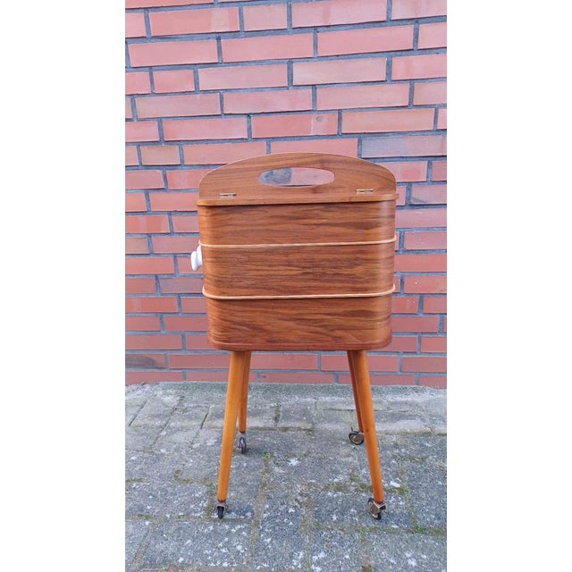 Danish Sewing Box in Teak, 1960s For Sale - Image 14 of 18