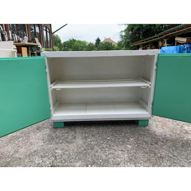 Painted Cabinet, 1950s For Sale - Image 9 of 11