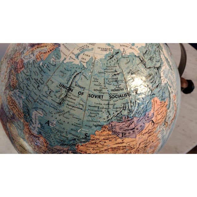 Mid 20th Century Mid-Century Globe - 1965 For Sale - Image 5 of 11