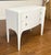 White Serpentine Two Drawer Accent Chest For Sale - Image 15 of 15