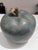 1950s Mid-Century Modern Verdigris Metal Apple Sculpture For Sale - Image 5 of 7
