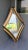 Italian Vintage Harrison Gil Venetian Style Diamond Bevel Mirror Labelled For Sale - Image 3 of 4