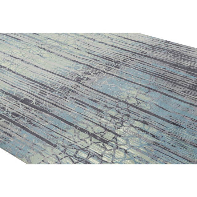 This hand-knotted wool 8x10 rug represents a bold new line of Rug & Kilim’s Modern Collection—a series of contemporary...