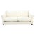 A Custom Made White Two Seat Sofa. Circa 1995. For Sale - Image 9 of 9