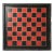 Mid 19th Century Red & Black Painted Wood Game Board For Sale