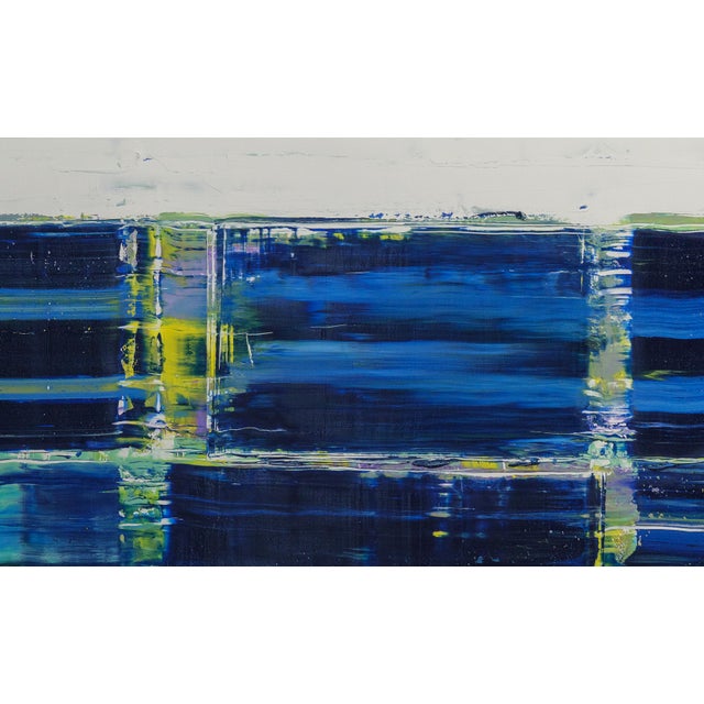2020s Pacific Ocean / Palisades No. 5 Original Large-Scale Oil Painting by Diane Grant | Color Field For Sale - Image 5 of 9