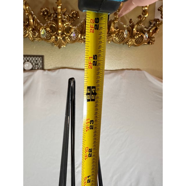 1970s Abstract Brutalist Wire Mountain Sculpture in Black For Sale - Image 5 of 11