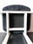 Vintage Modernist White Lacquered Wood Armchair with Dark Blue Upholstery, 1980s For Sale - Image 12 of 16