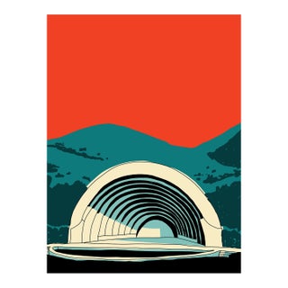 Hollywood Bowl Limited Edition Print on Entrada Rag by MRZ Jr. For Sale