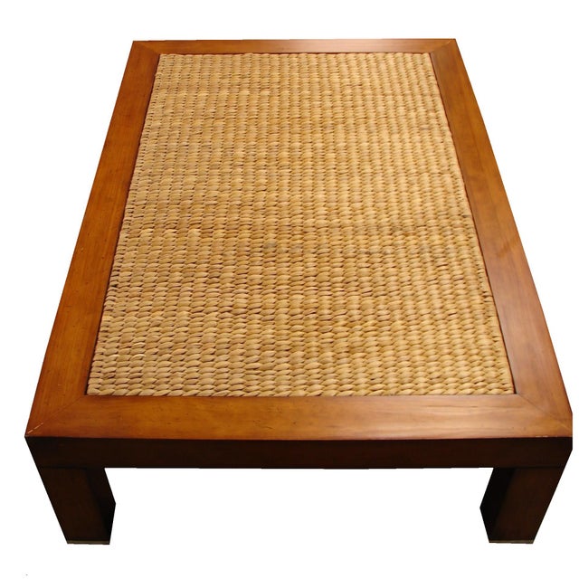 Woven Jute Coffee Table Chairish