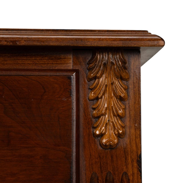 1990s 1990s Ethan Allen Regent’s Park Cherry Chest of Drawers Dresser W/ Brass Pulls For Sale - Image 5 of 18