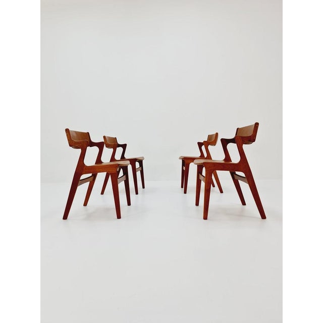 Mid-Century Danish Teak Dining Chairs by Nova, 1960s, Set of 4 For Sale - Image 4 of 11