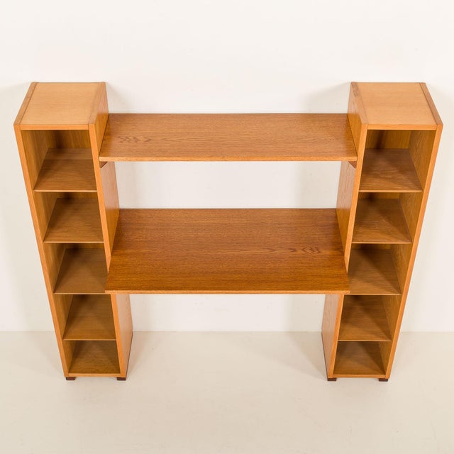 Vintage Oak Desk from Hundevad & Co., Denmark, 1970s For Sale - Image 6 of 12