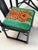 Wood Desk Set with Jokhang Tiger Velvet Cushions from Gasparucci Italo, Italy, 1970s, Set of 3 For Sale - Image 7 of 14