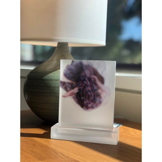 Quiet Descent features a fluid, abstract composition captured on five acrylic panels, creating a sense of depth and...