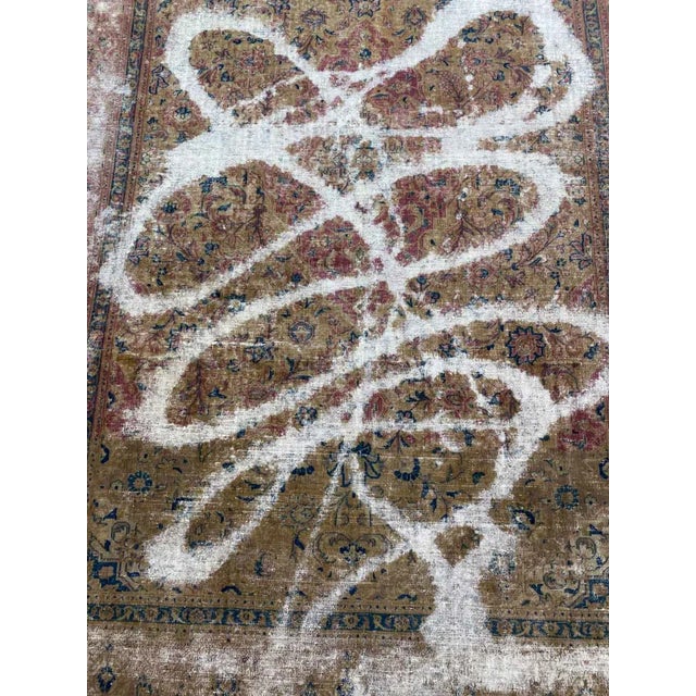 Vintage Middle Eastern Hand-Knotted Rug For Sale - Image 6 of 9