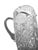 Vintage Attributed to Mikasa Crystal Frosted Rose Water Pitcher For Sale In Birmingham - Image 6 of 9