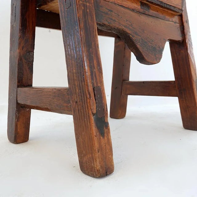 Spanish Chestnut Side or Bedside Table, 18th Century For Sale - Image 9 of 14