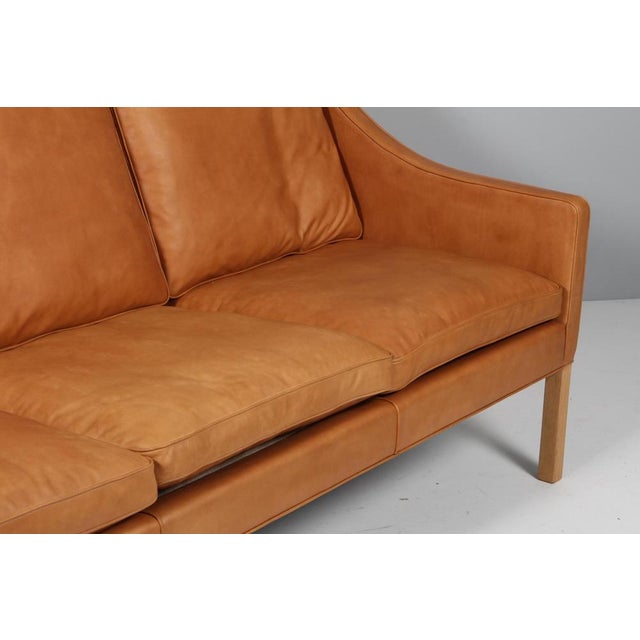 Vintage Danish Model 2209 Three-Seat Sofa by Børge Mogensen For Sale - Image 6 of 8