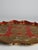 Hollywood Regency Mid-Century Florentine Rococo Style Scalloped Red Giltwood Tray, Italy, 1950s For Sale - Image 3 of 14