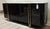 Original retail $17,850, elegant Caracole Modern Marble Vena Sideboard, Calcutta viola stone, dark brown finished wood...