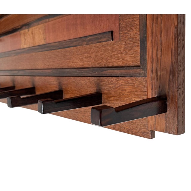Wood Art Deco Modernist Coat Racks by Piet Izeren for for De Genneper Molen, 1920s, Set of 2 For Sale - Image 7 of 10