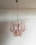 Italian Pink and White Murano Petals Chandelier, Murano For Sale - Image 11 of 15