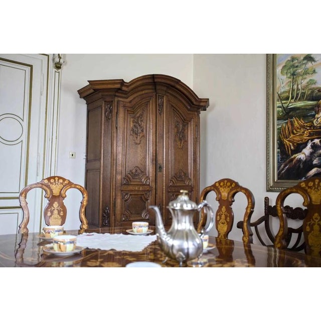19th Century Castle Oak Cabinet For Sale - Image 16 of 16