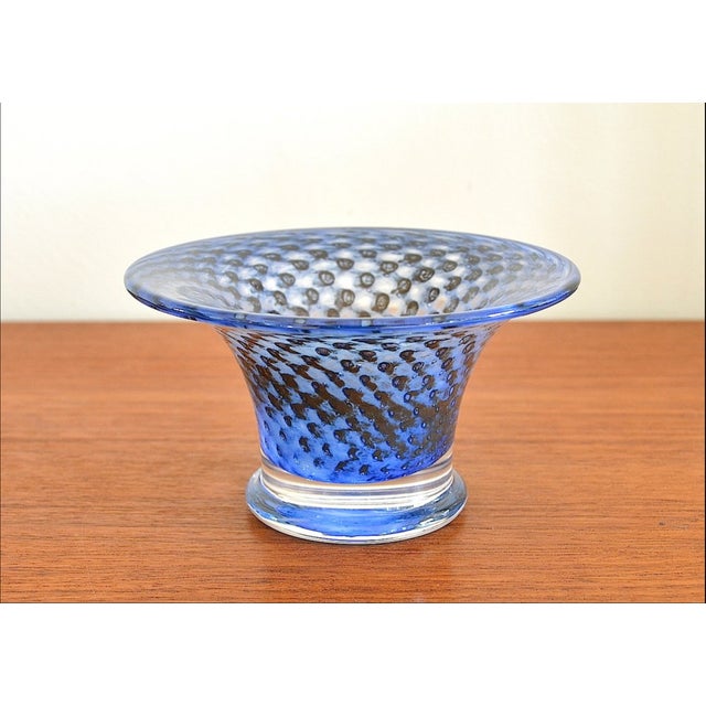 Glass Art Glass Bowl by Bertil Vallien for Kosta Boda For Sale - Image 7 of 9