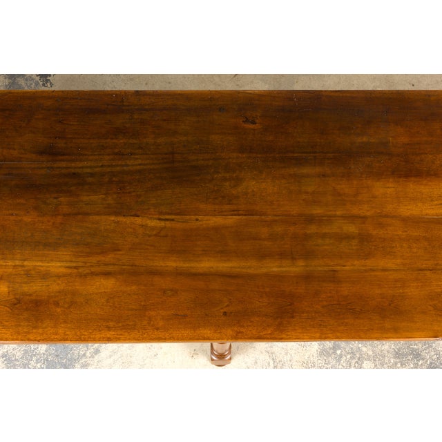 Mid 19th Century Mid-19th Century French Provincial Walnut Harvest Table For Sale - Image 5 of 18