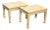 Henredon Mid Century Goatskin Side Tables - Pair For Sale