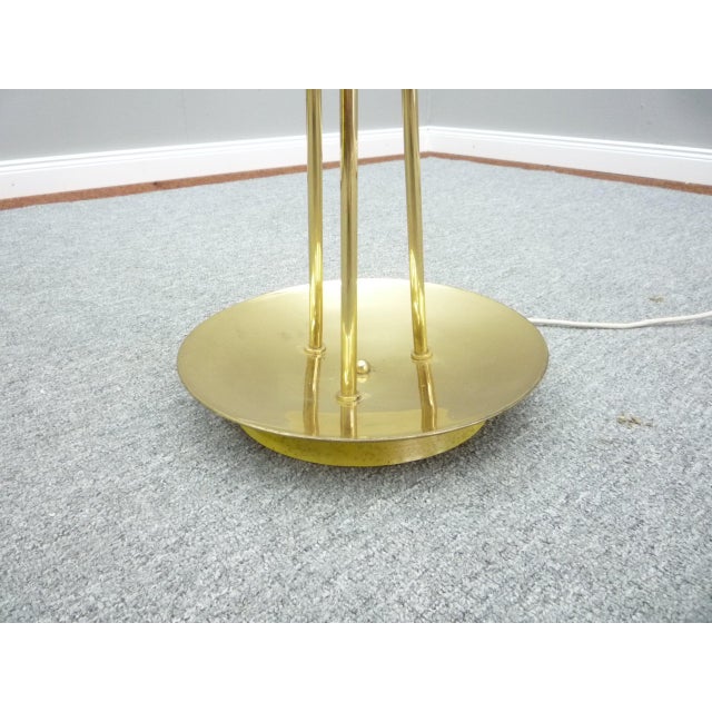 1950s Regency Brass Floor Lamp from Deutsche Werkstätten, 1950s For Sale - Image 5 of 12